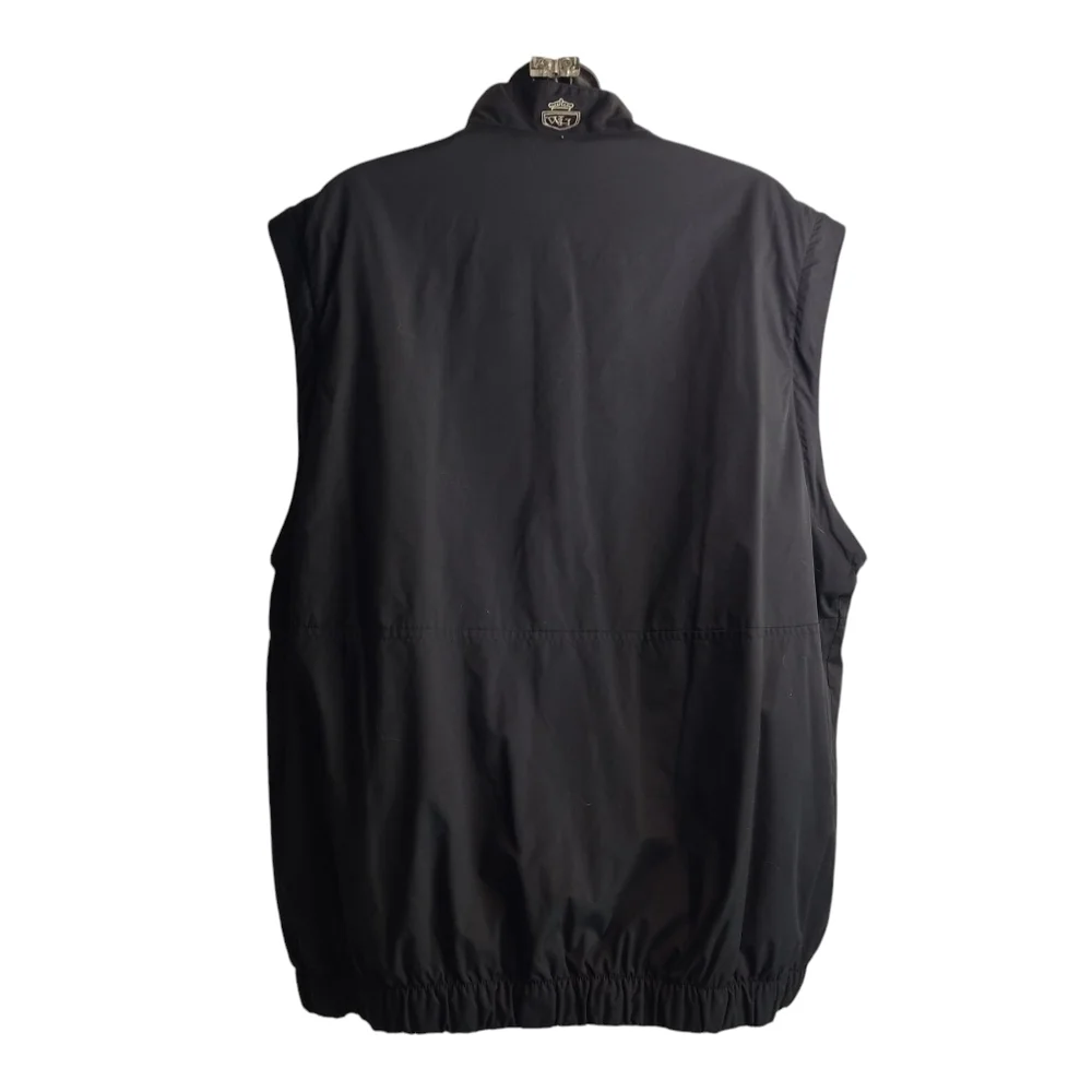 Walter Hagen Golf Jacket Men's Black Half Zip Removable Sleeve Size Large